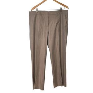MaxMara Dress Pants Brown Lightweight Size XL 37" Waist Straight Leg